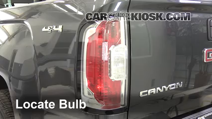 2016 GMC Canyon SLT 3.6L V6 Crew Cab Pickup Lights Turn Signal - Rear (replace bulb)